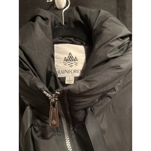 Rainforest Diamond Faux shearling lined quilted jacket with hood. - Picture 5 of 6